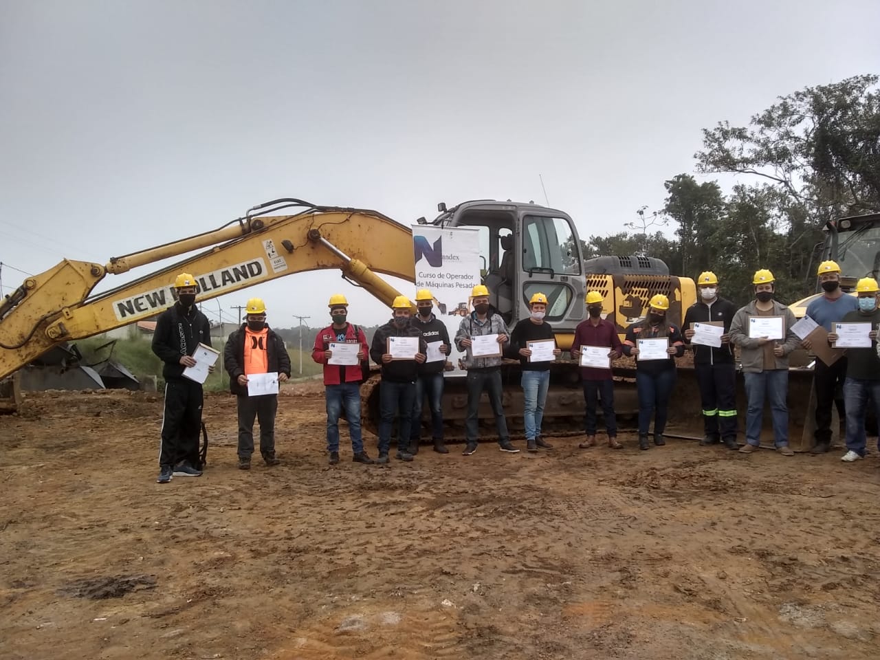 Aula prática na cabine New Holland